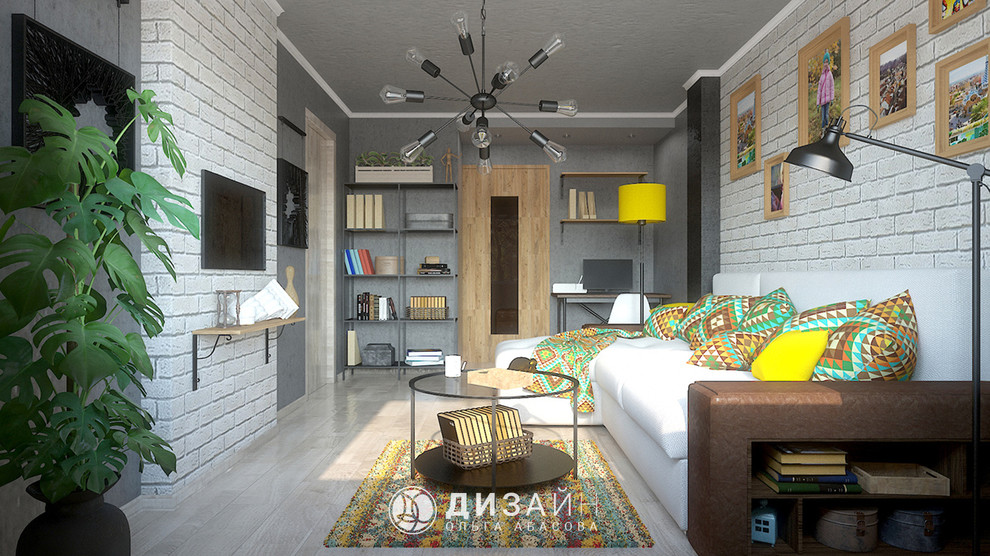 Дизайн-проект жилой квартиры на Ленинградскй