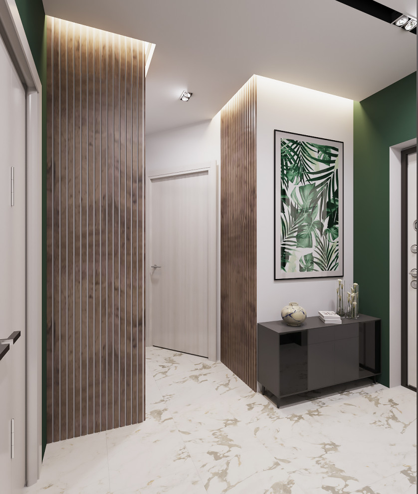 Дизайн проект 2х-комнатной квартиры в современном стиле