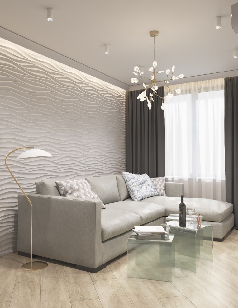 Интерьер квартиры 70 кв.м. для семьи с двумя детьми