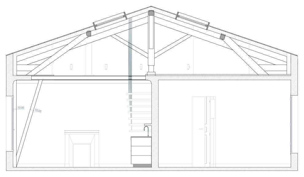 Projet - Coupe transversale AA'