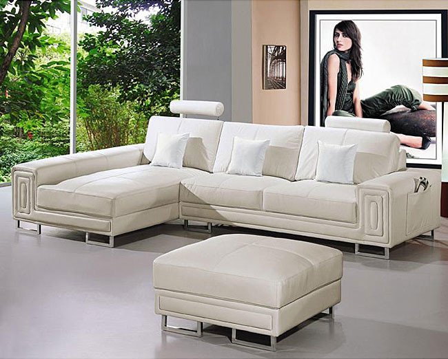 Martini Leather Sectional