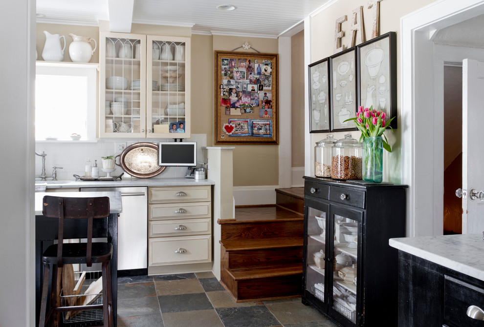 Inspiration for an eclectic kitchen in New York.