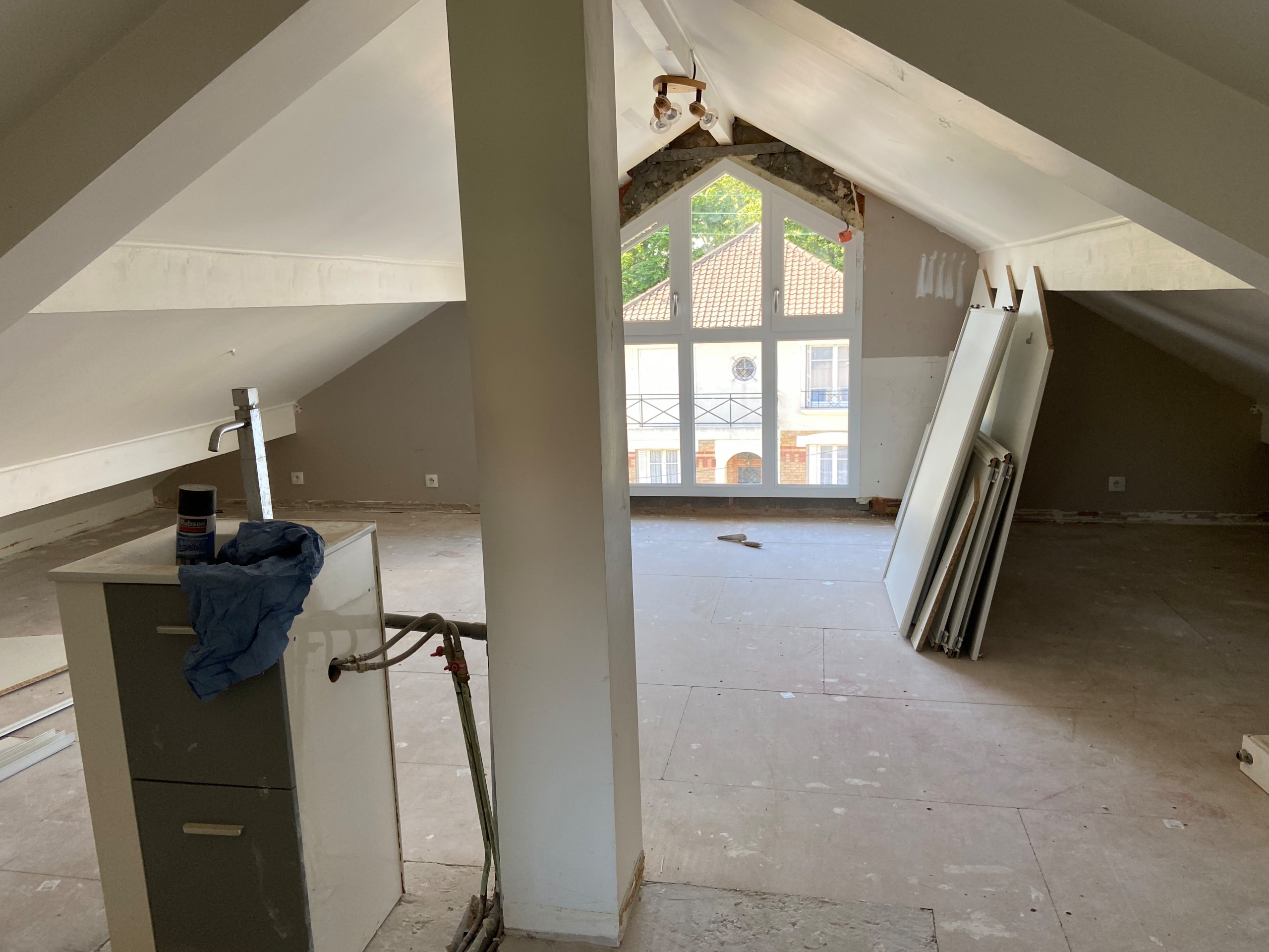 Rénovation d'une maison au Vesinet et création d'un studio de musique.