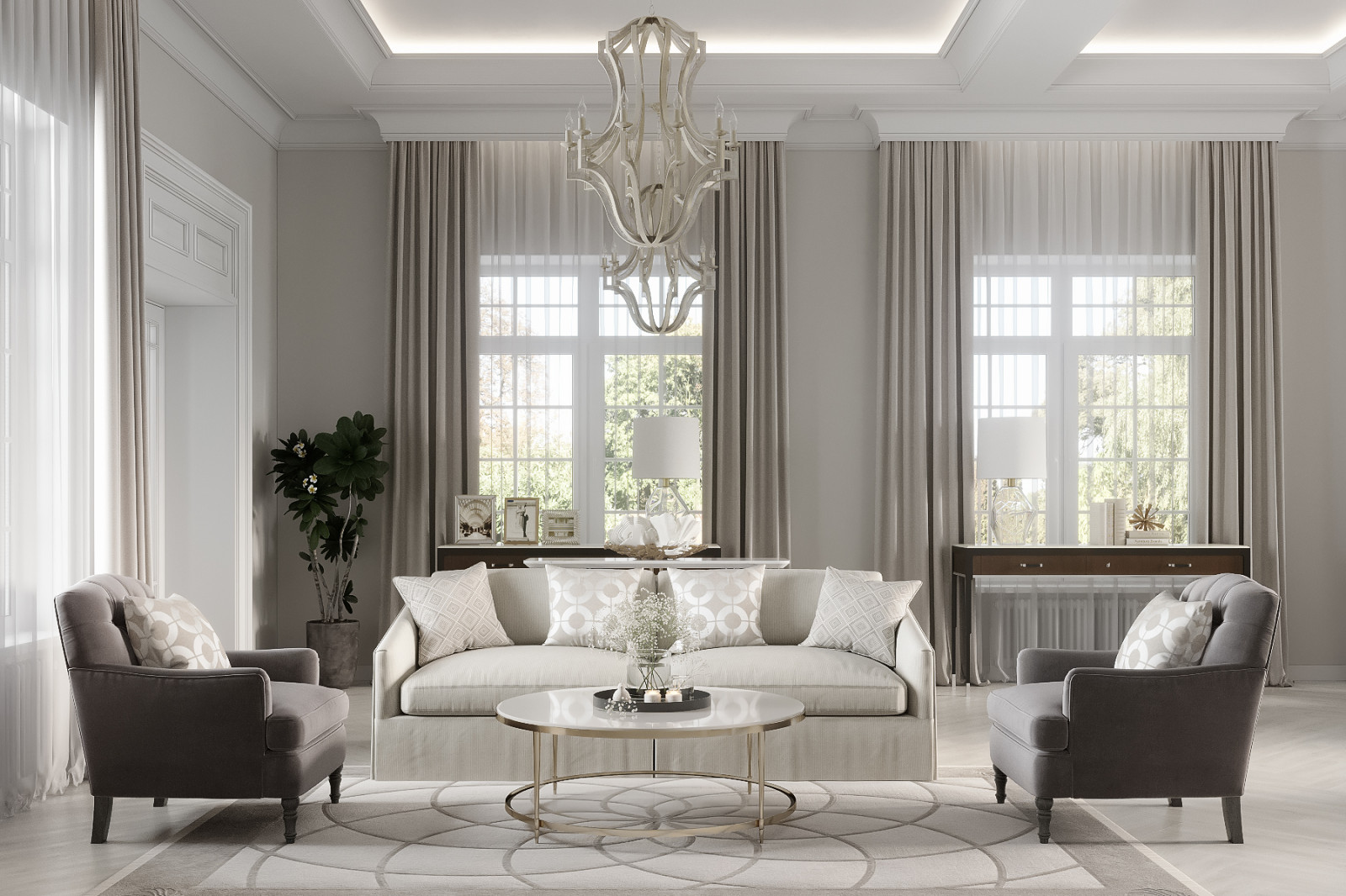 Дом в классическом стиле, 500 м2