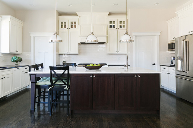 New Build transitional-kitchen