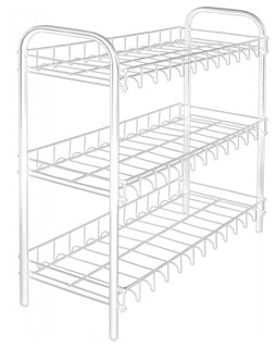 Metaltex Shoe Rack White Contemporary Shoe Storage By Mahahome Houzz Uk