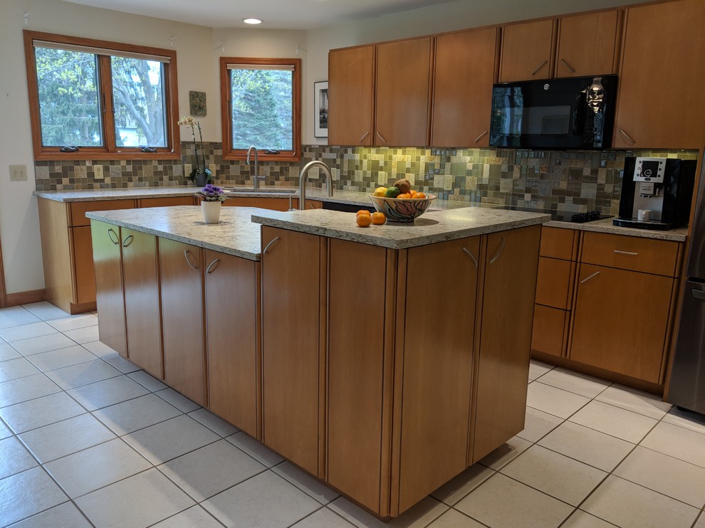 Grabill kitchen update with Cambria and tile