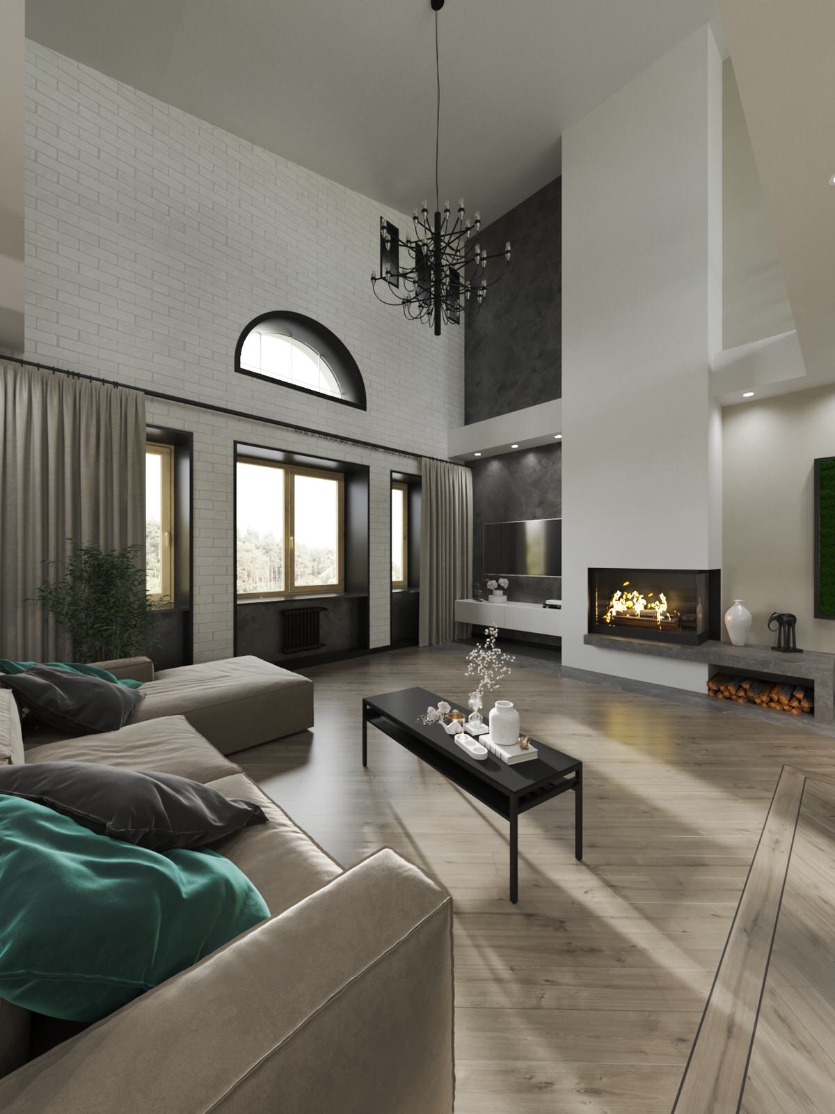 Коттедж 4 этажа