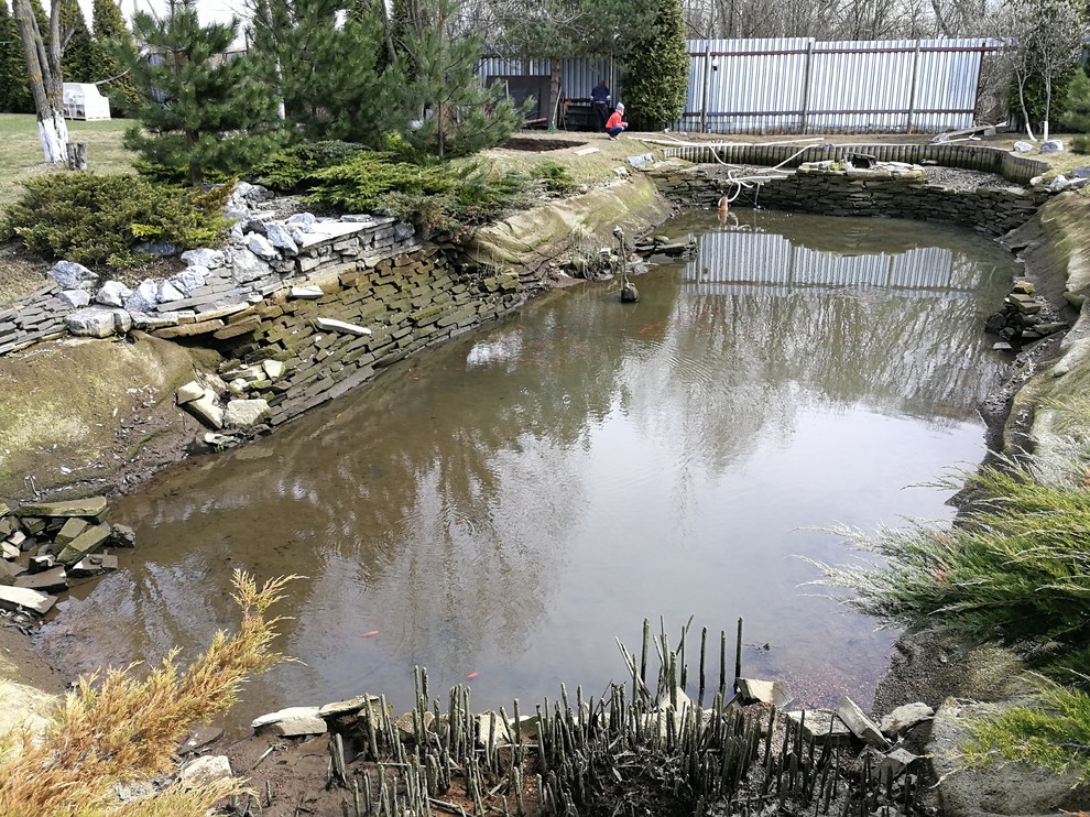 Переделка водоема 200 m3