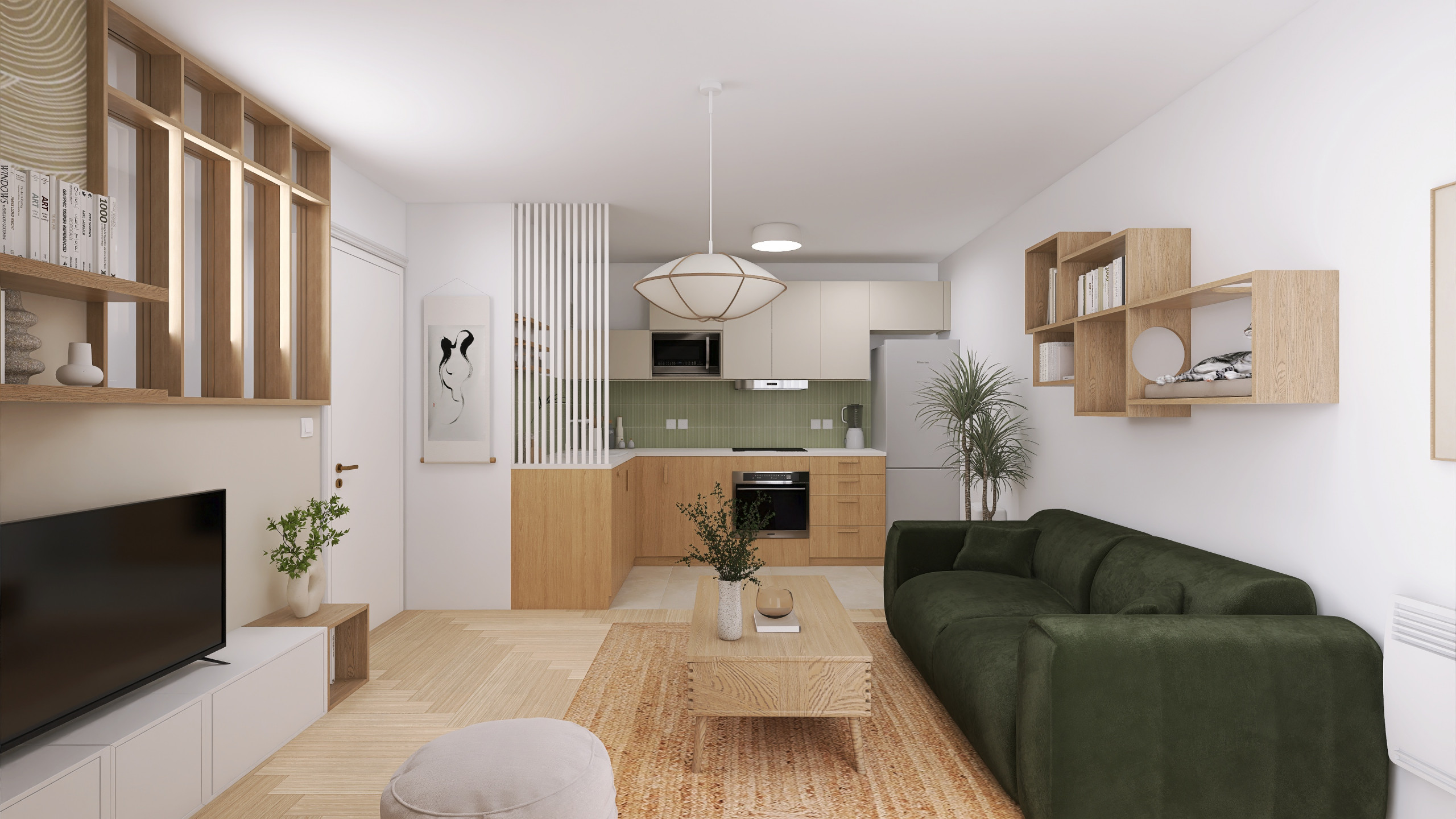 Projet Brétigny - pièce de vie