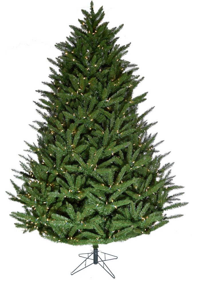 9' Centerville Pine Christmas Tree With Clear Smart String Lights and