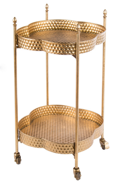Clover Gold Bar And Serving Cart Transitional Carts By Clover Gold Bar And Serving Cart