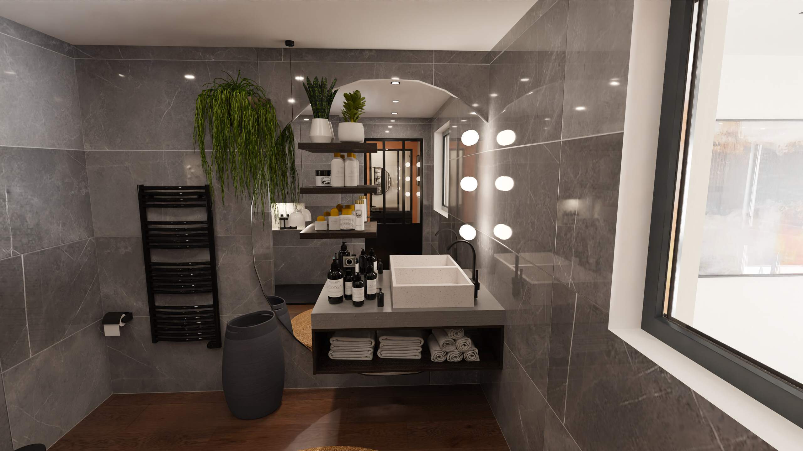 Appartement avec ouvertures façades