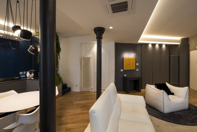 il progetto creativo living-room