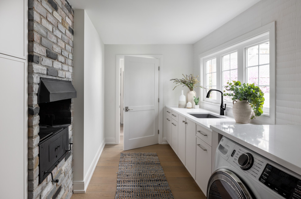 Serenity on Pine Lake - Transitional - Laundry Room - Detroit - by ...