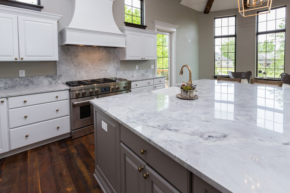 Eclectic kitchen photo in Cedar Rapids