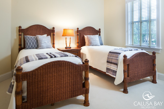 West Indies Luxury Pelican Bay Naples Fl Tropical Bedroom