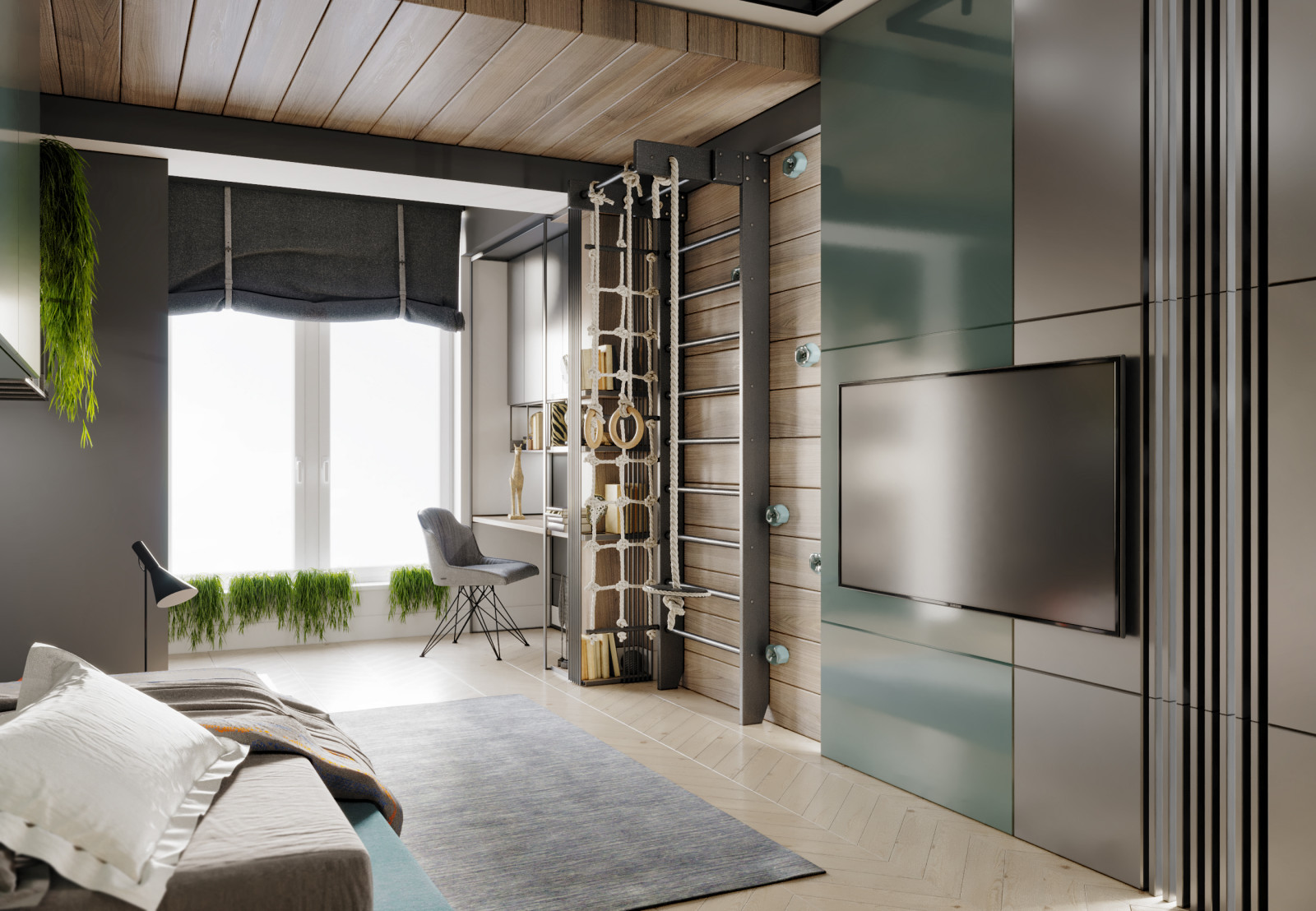 Небольшая квартира, в срвременном стиле