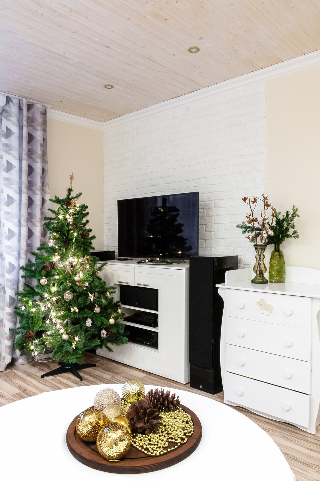 Новогодняя съемка студии 30 кв.м.