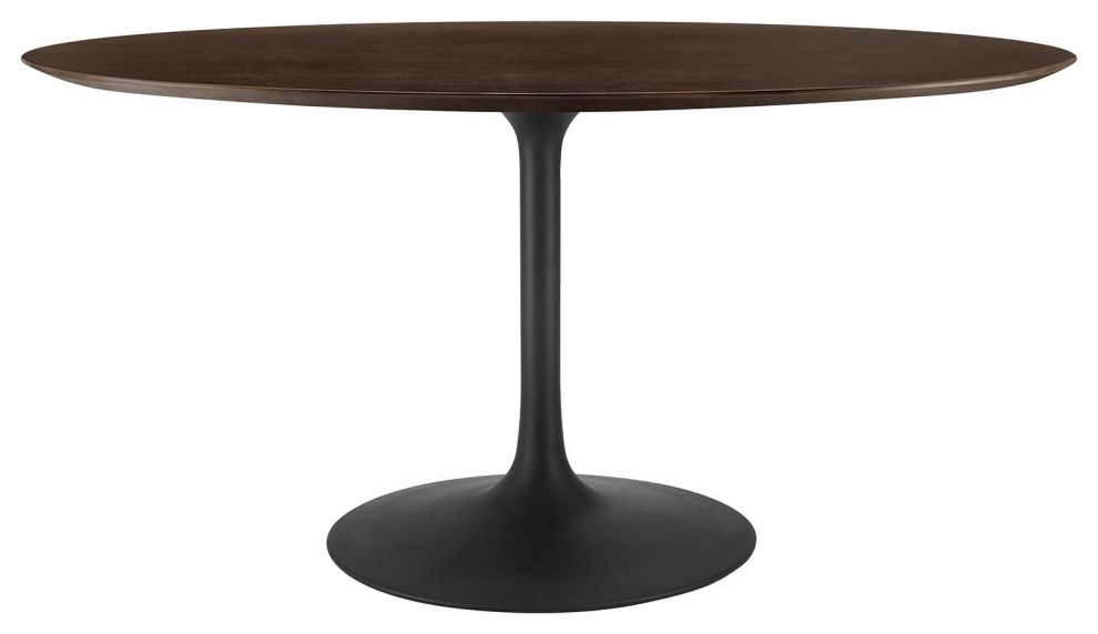 Lippa 60"Wood Oval Dining Table Dining Tables by PARMA HOME Houzz