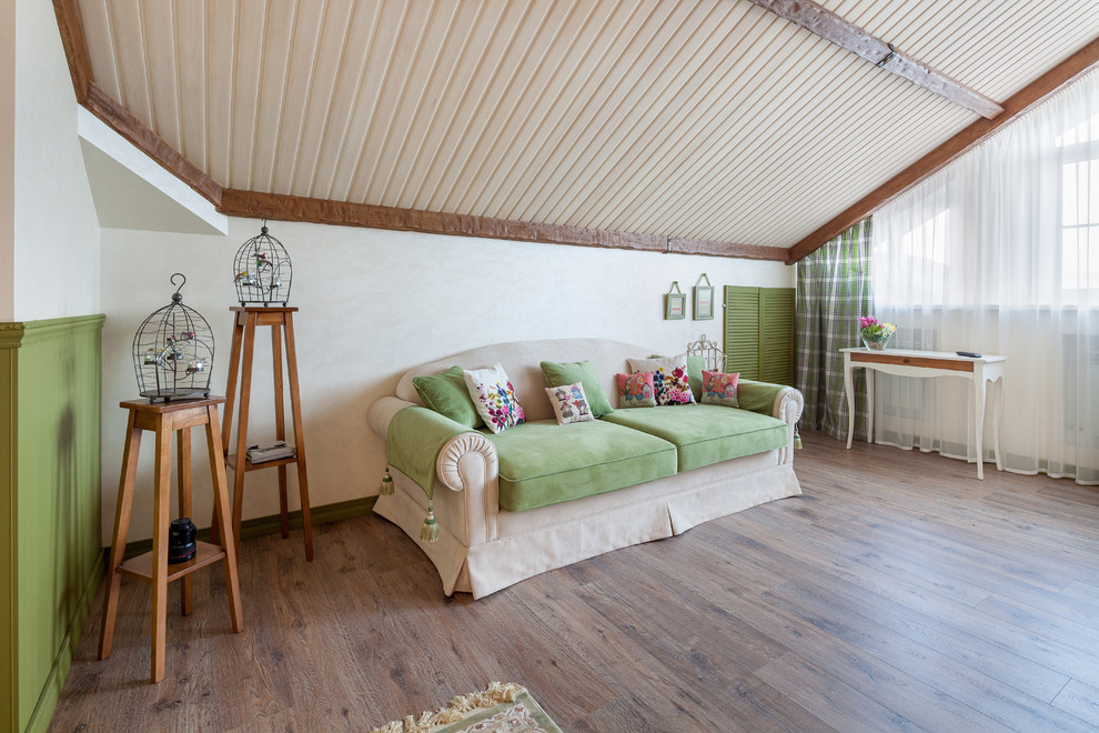 Двухэтажный дом с цокольным этажом и мансардой