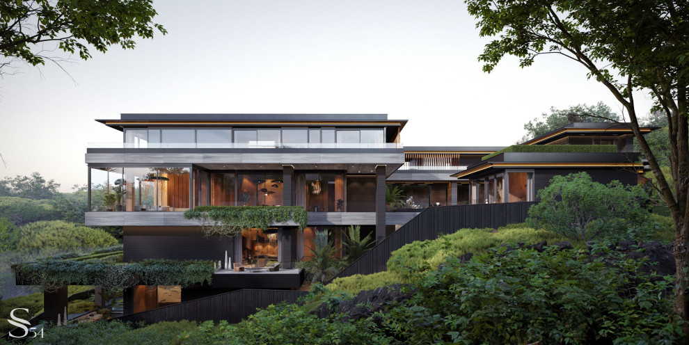Архитектурный проект четырехэтажного дома на Филиппинах