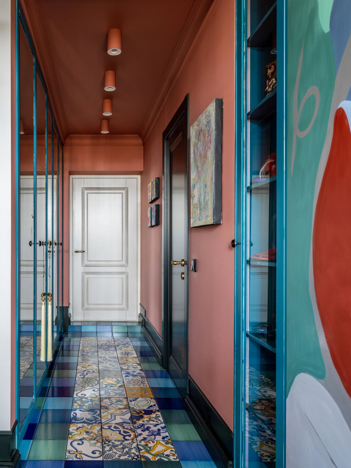 Коридор. Квартира архитектора Дарьи Васильковой