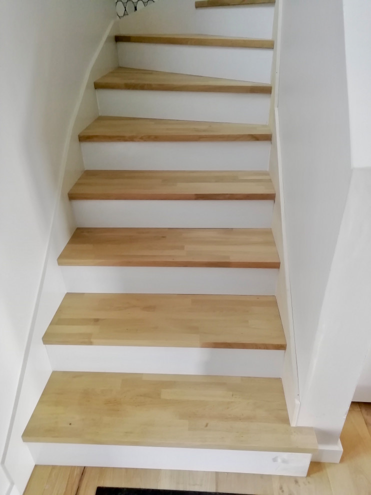 Marches D'escalier En Bois Recyclé Fontanot - Pour Escalier Slim Tube, 12 Marches - Neuves