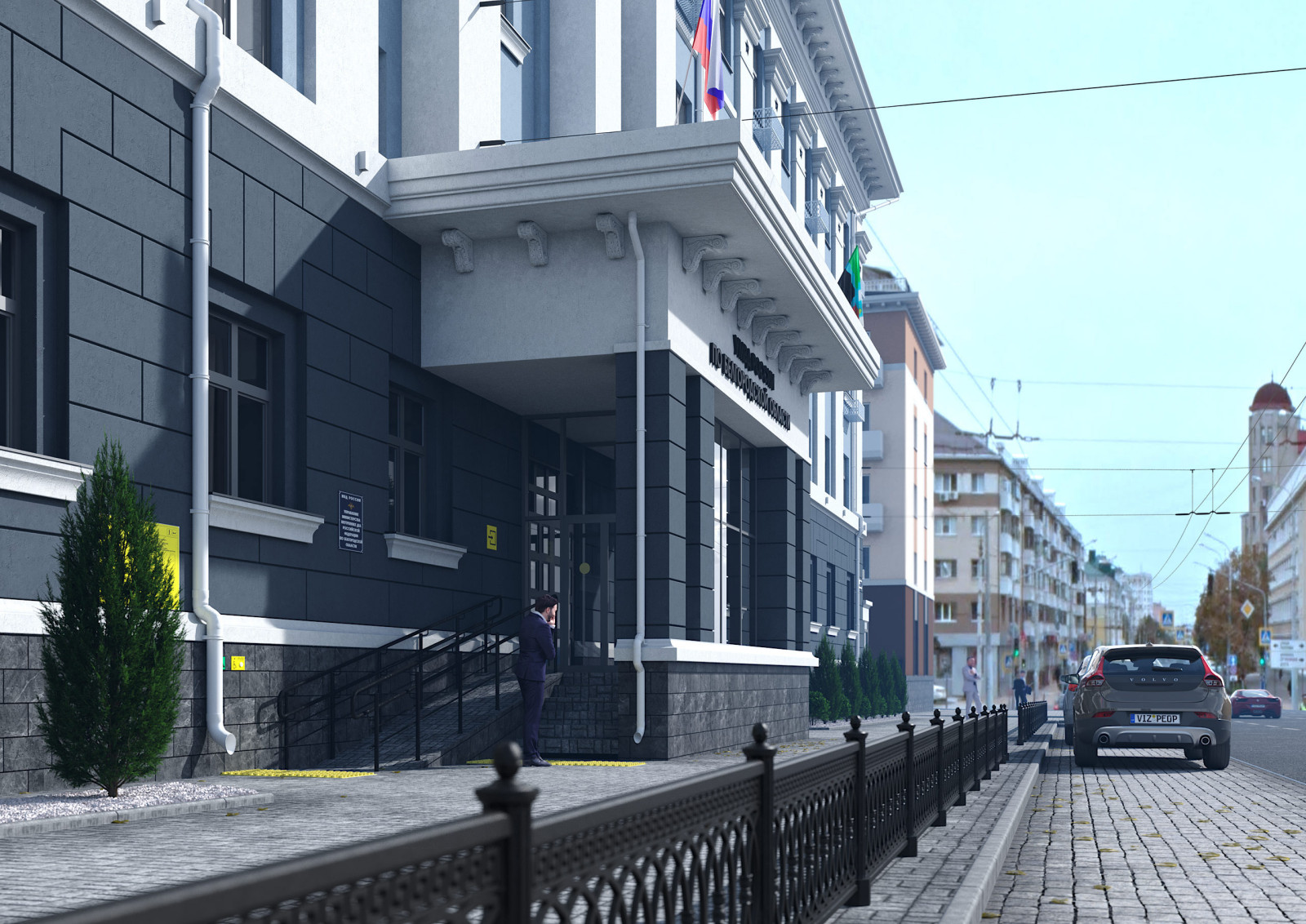 Проект капитального ремонта фасадов здания УМВД России по Белгородской области