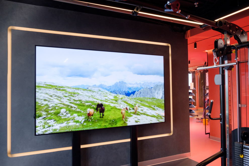 Освещение для фитнесс центра.