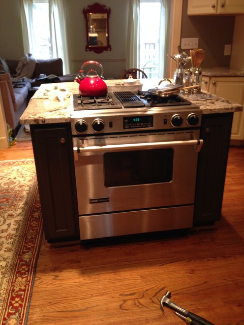 electric island stove top