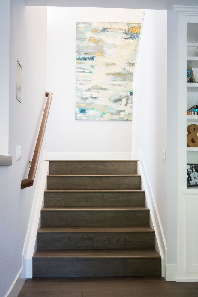 This is an example of a beach style staircase in Orange County.