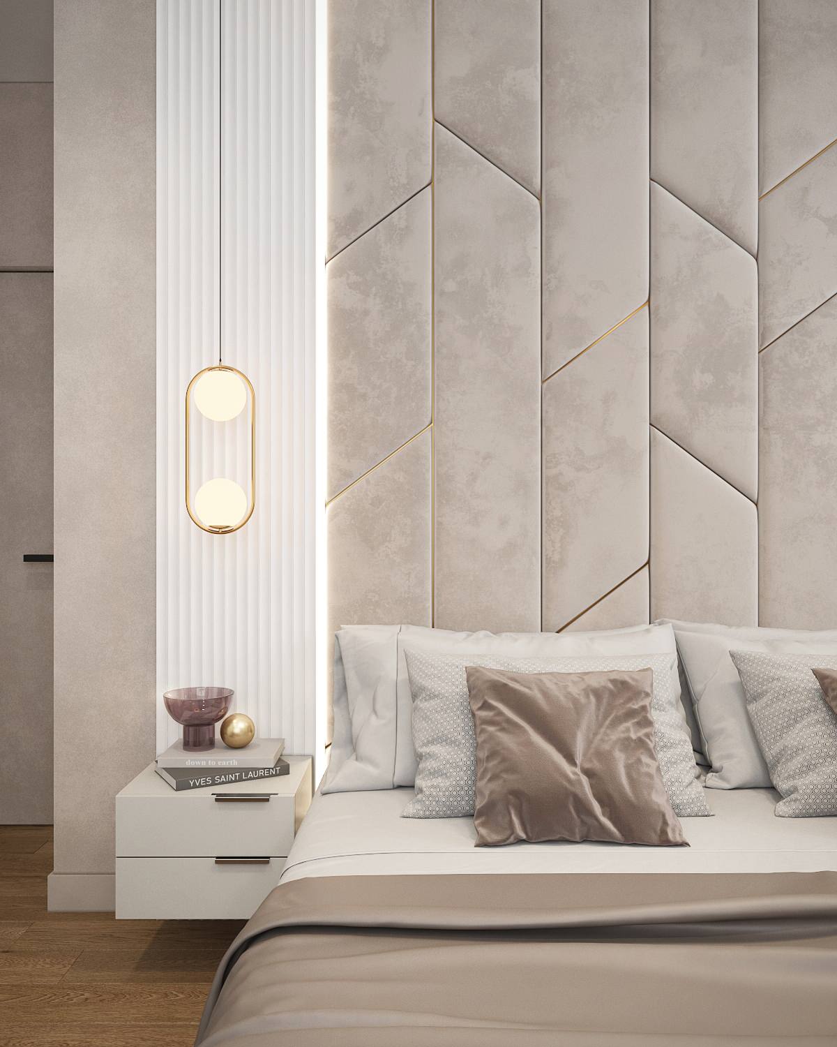 Элегантная современная трехкомнатная квартира