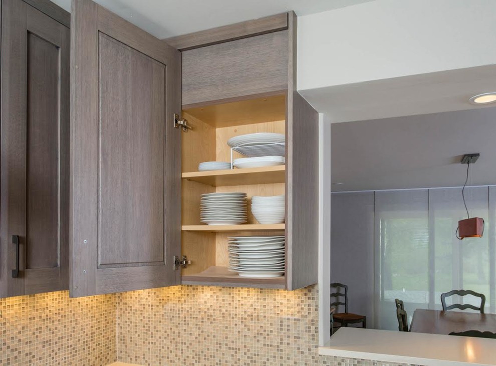Transitional kitchen photo in Denver