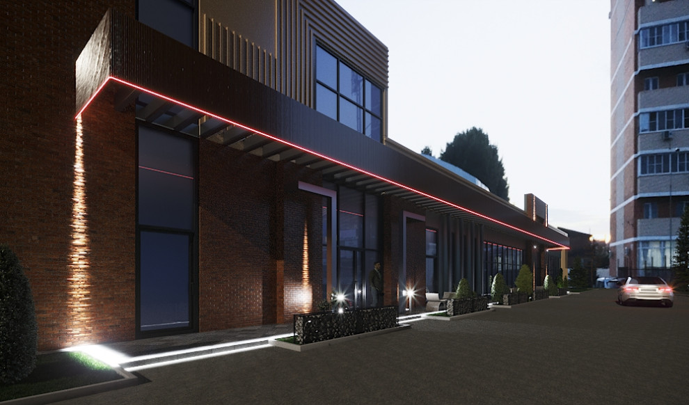 Эскиз Административного здания г. Краснодар