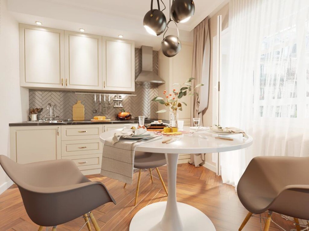 Апартаменты в центре Санкт-Петербурга 44 м².