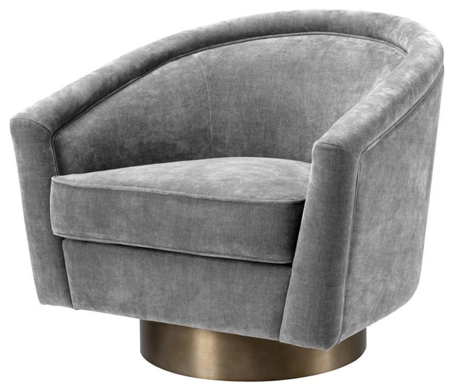 grey swivel rocker