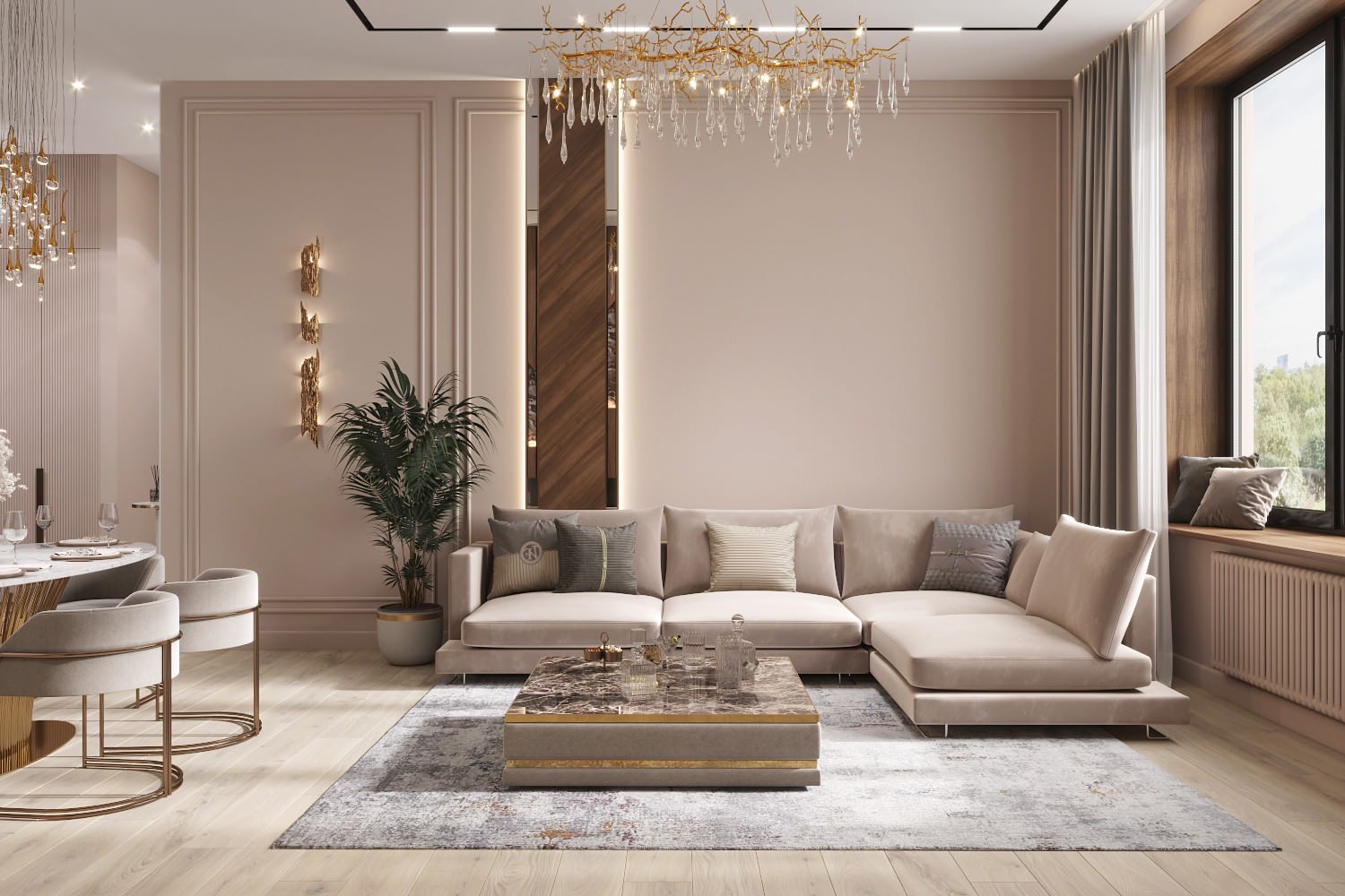 Проект квартиры 100 кв.м. 2022г.