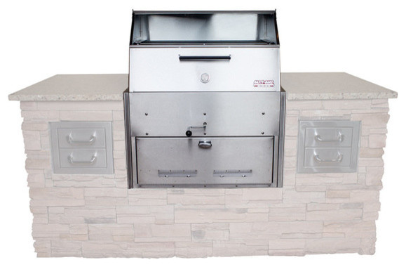 Hasty Bake Fiesta Built In 270 Charcoal Grill Modern Outdoor Hasty Bake Fiesta Built In 270 Charcoal Grill