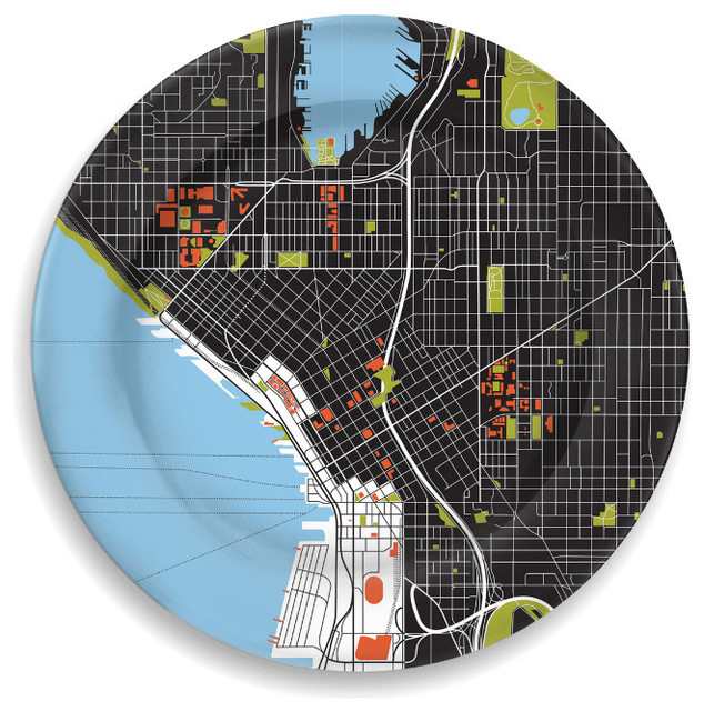 City Plate, Seattle Contemporary Dinner Plates by notNeutral Houzz