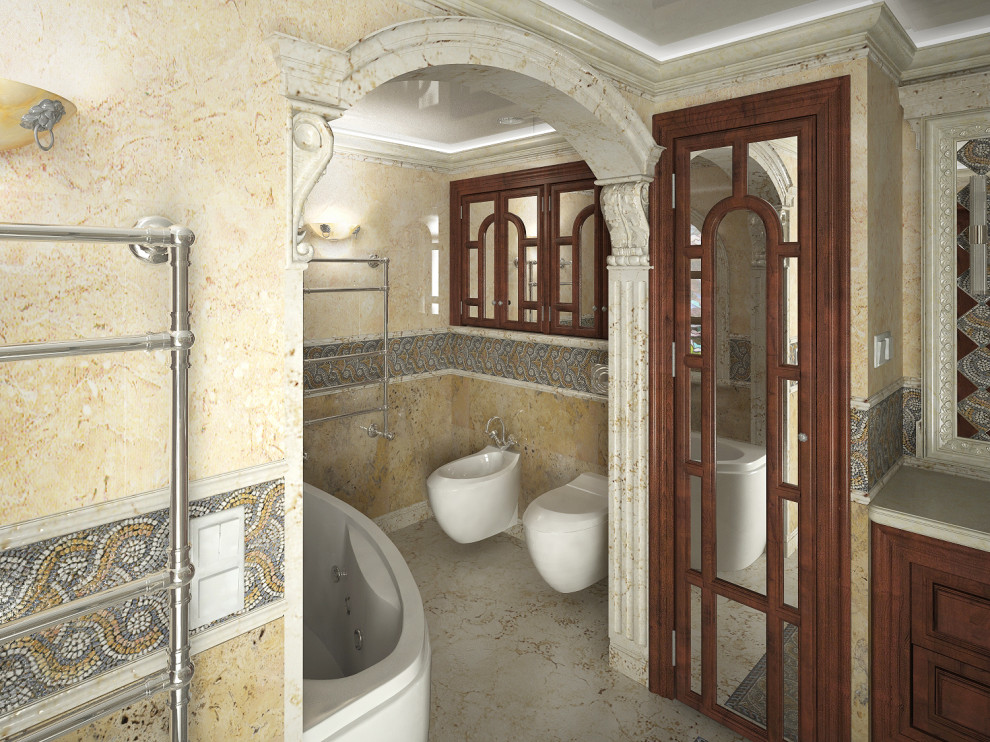 Ванна с римской мозаикой