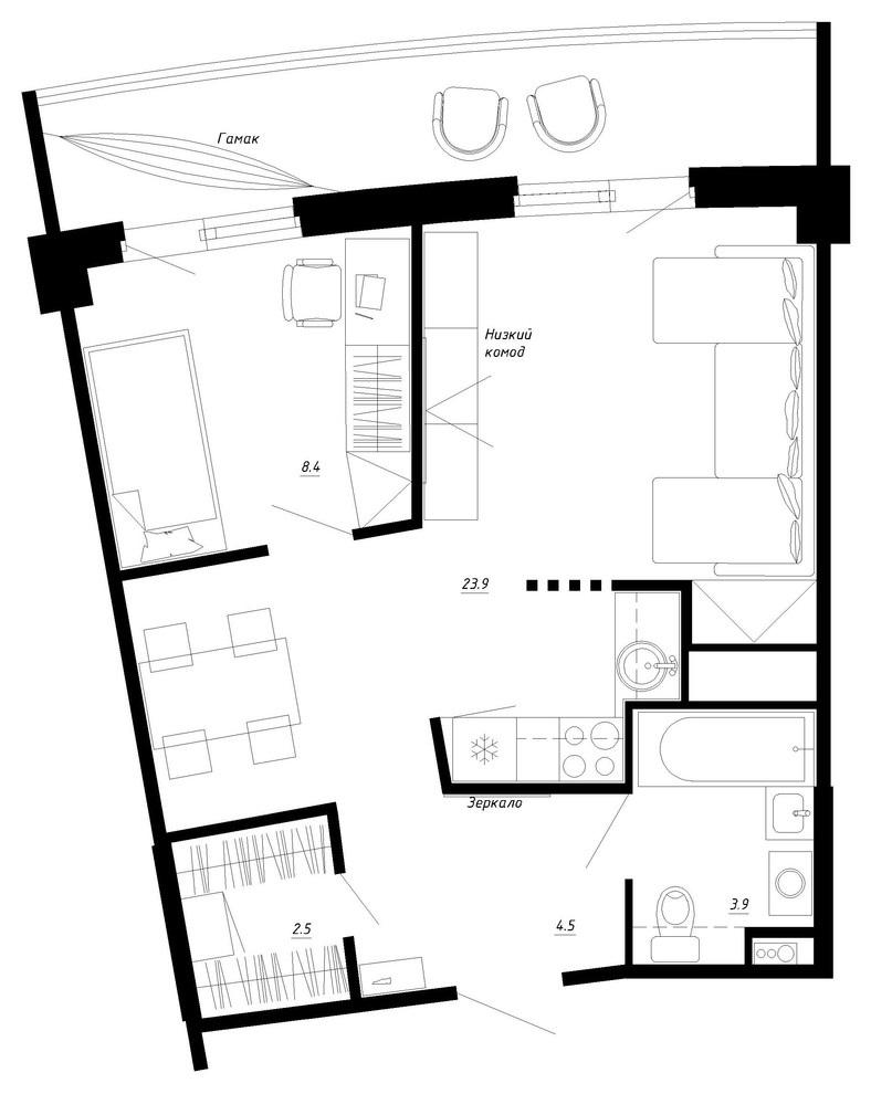 Перепланировка Р-1