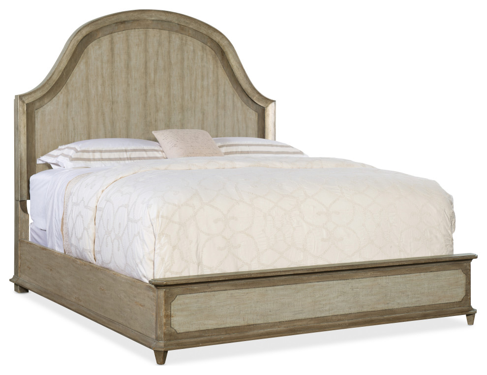 Alfresco Lauro King Panel Bed With Metal