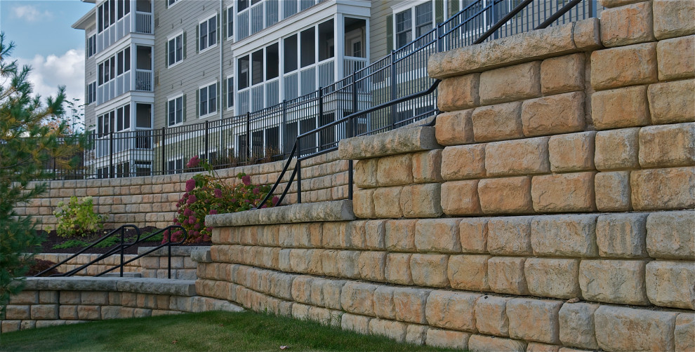 Подпорные стены частного санатория