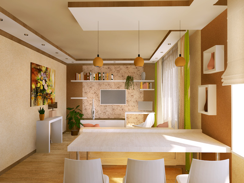 Кухня-гостиная в г. Великий Новгород