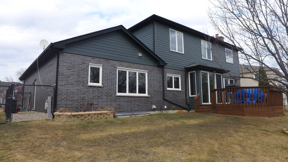 James Hardie Iron Gray, Deerfield, IL Transitional Exterior
