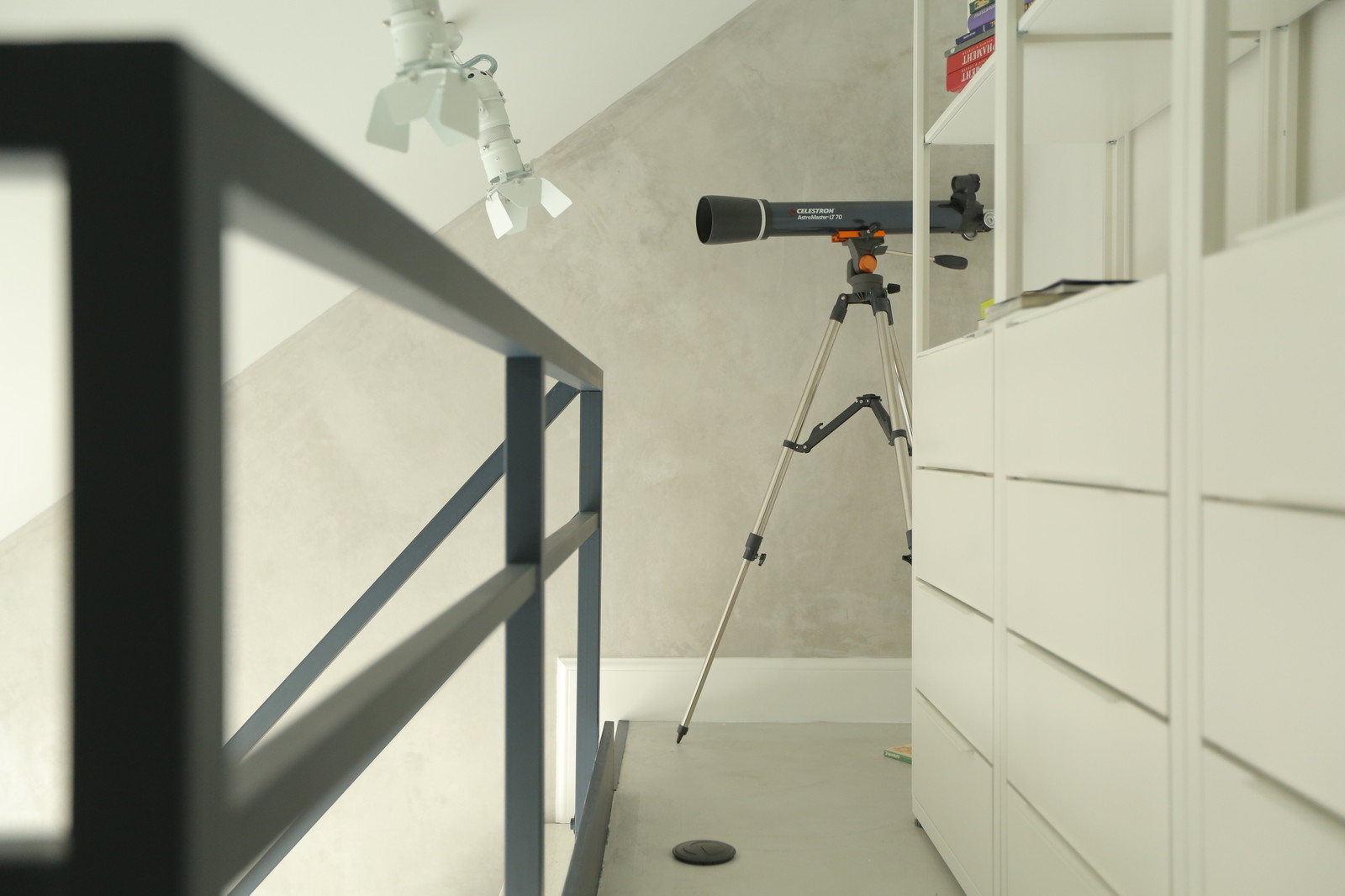 loft with Russian patterns for young man