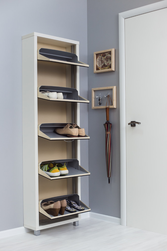 Обувные шкафы серии ЛЮКС 5 секций