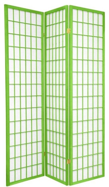 6 ft. Tall Window Pane - Special Edition, Lime, 3 Panel