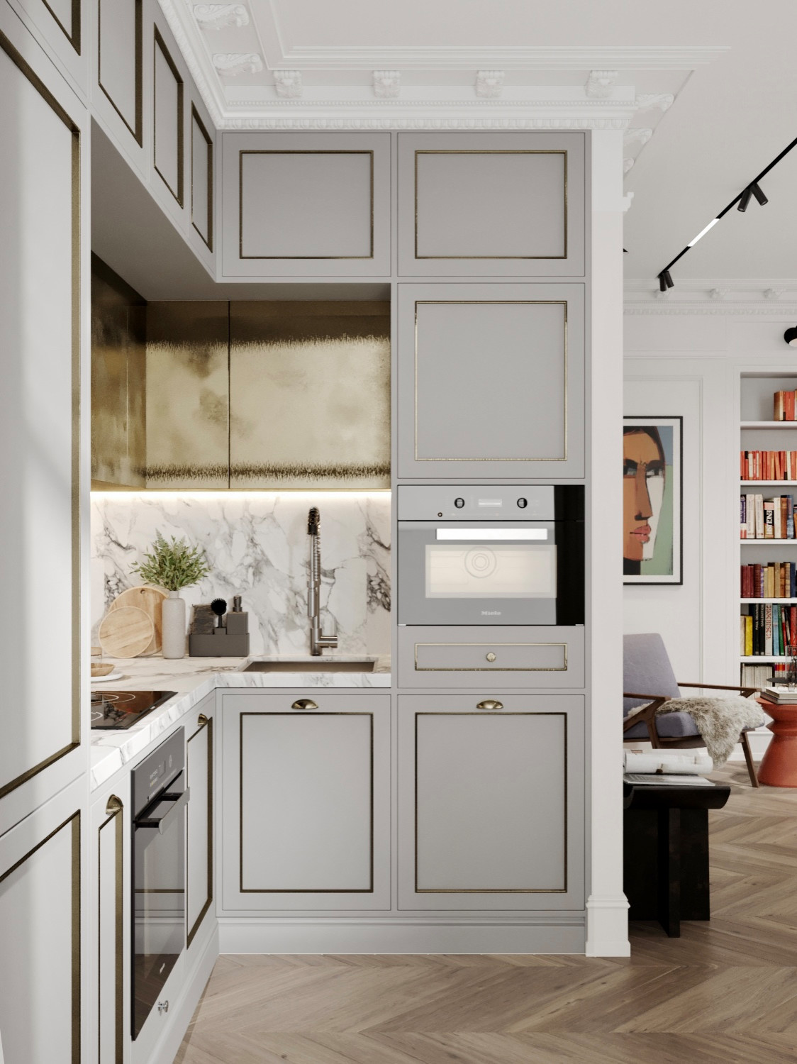 Квартира для сына дизайнера с отличным вкусом